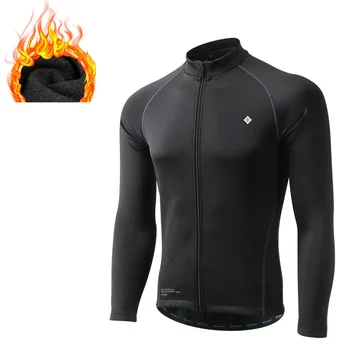 Зимняя мужская велосипедная куртка Джерси с ветрозащитной светоотражающей флисовой подкладкой, Дышащая упаковываемая спортивная одежда для горных велосипедов для мужчин