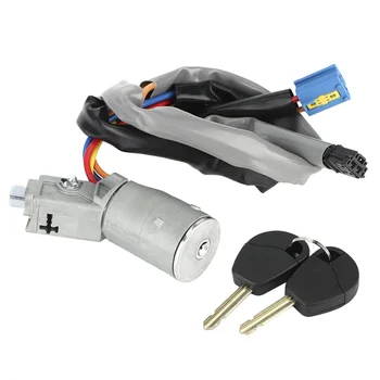 Ключ зажигания автомобиля, автоматический выключатель замка зажигания с 2 клавишами 4162.CF Подходит для Berlingo